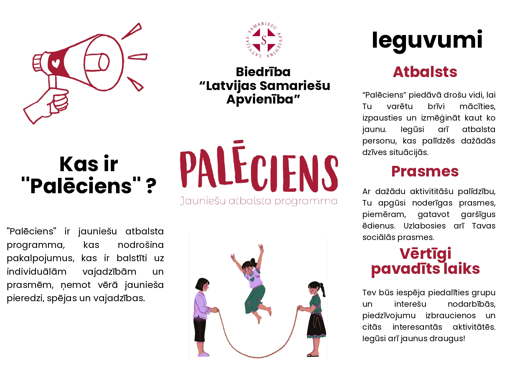 Jauniešu atbalsta programma Palēciens