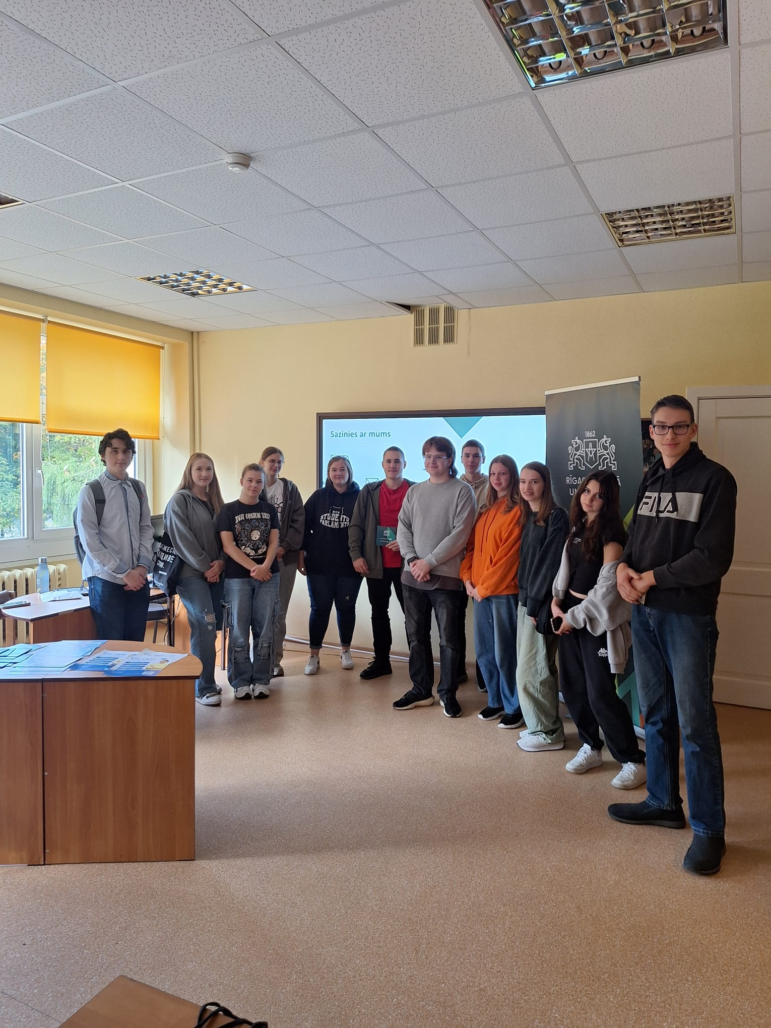 Vidusskolēnu tikšanās ar RTU pārstāvji