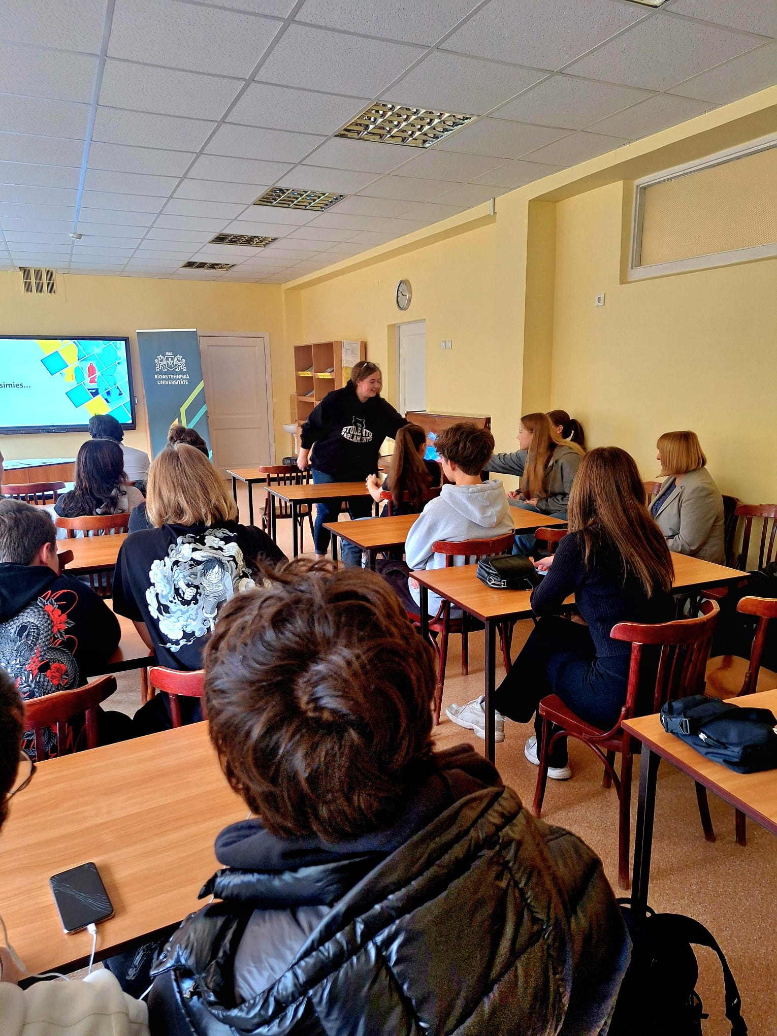 Vidusskolēnu tikšanās ar RTU pārstāvji
